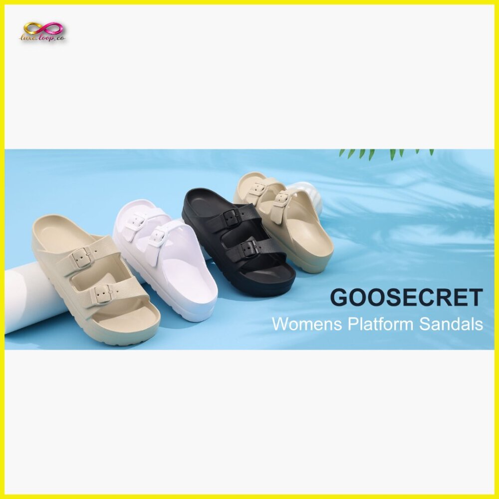 Chunky Platform Slides With Arch Support Adjustab… - image 7